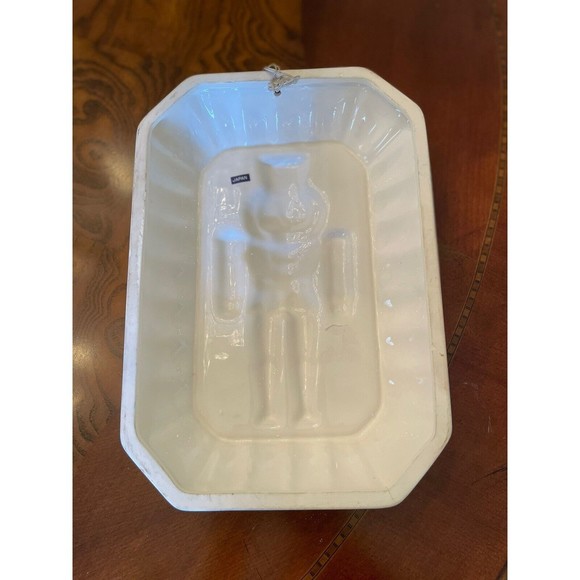 Set Of 3 Vintage Christmas Ceramic Hanging Molds, Santa Claus, Nutcracker, Tree - Picture 13 of 13